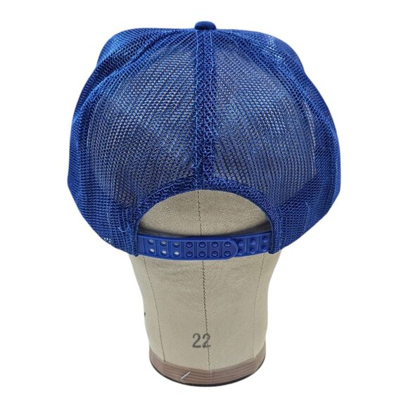 BFI Browning Ferris Rope Braid Mesh Snapback Cap Vintage 90s Foam Trucker Hat - Picture 4 of 13